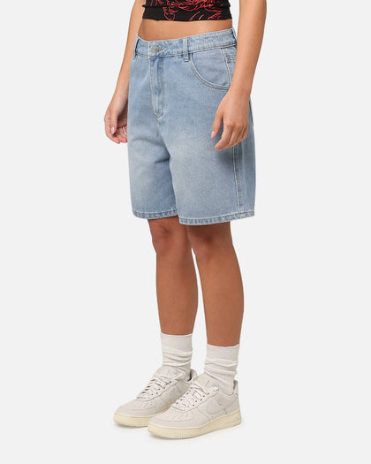 X-Girl Women's Gordon Shorts Washed Blue