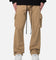 MNML Drawcord Flare Cargo Pants Khaki