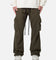 MNML Drawcord Flare Cargo Pants Olive