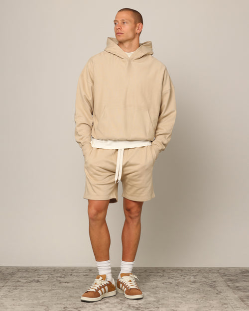 Carré Blanc Classic Sweat Shorts Stone