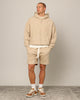 Carré Blanc Classic Sweat Shorts Stone