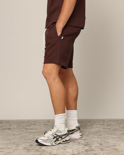Carré Blanc Classic Sweat Shorts Brown
