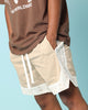 Carré Bandana Lace Shorts Stone