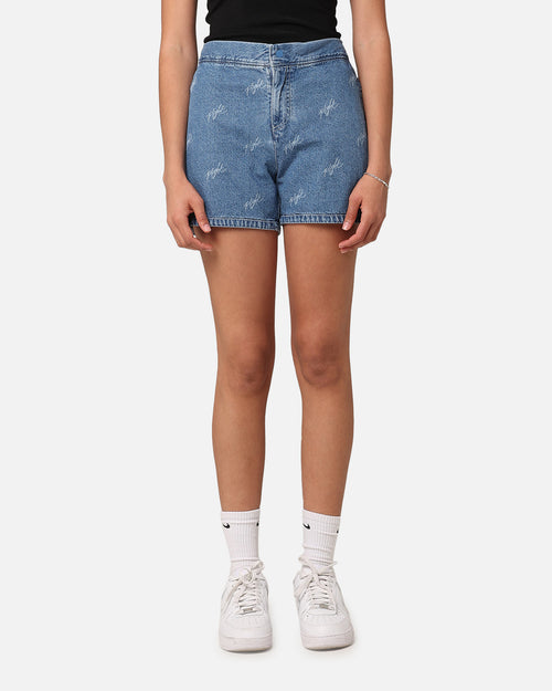 Jordan Women's Woven Denim Shorts Stone Blue