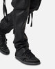 MNML D152 Leather Cargo Pants Black