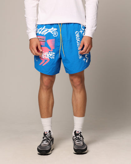 Loiter Rodeo Walk Shorts Blue