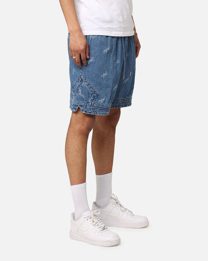 Jordan Air Jordan Deni AOP Shorts Blue Grey