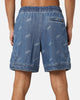 Jordan Air Jordan Deni AOP Shorts Blue Grey