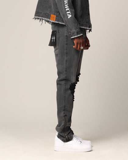Saint Morta Deadbeat Fimi Jeans Grey Ash