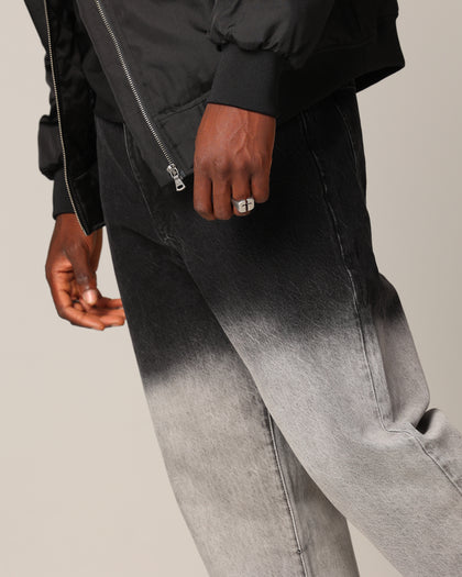 Saint Morta Acid Rain Psykhe Jeans Black Acid Rain