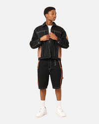 Saint Morta Rodeo Denim Shorts Black