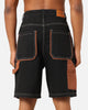 Saint Morta Rodeo Denim Shorts Black