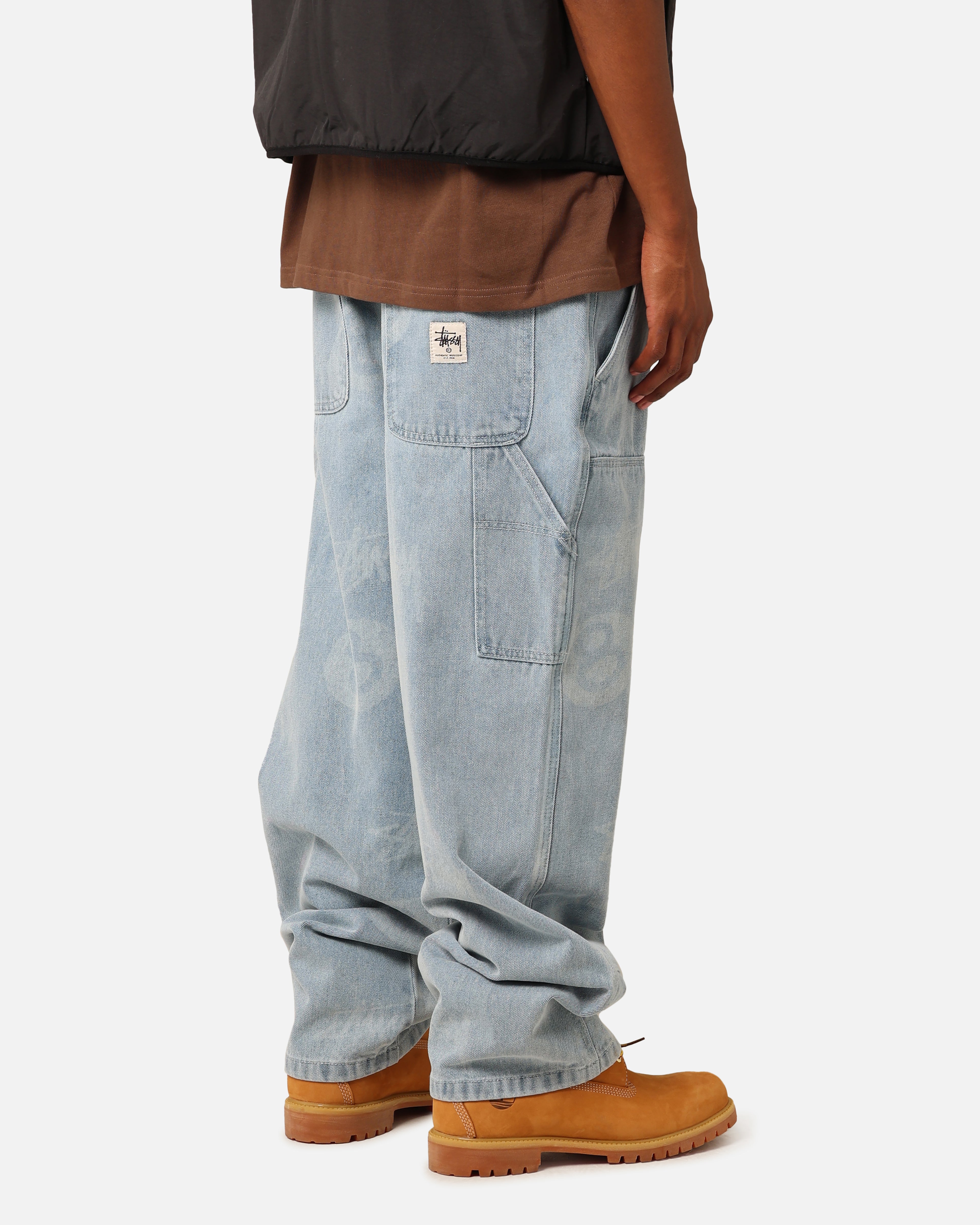 パンツ Stussy 8 Ball Carpenter Double Knee Jean Stüssy Stock 8 Ball Carpenter Jeans Light Denim | Culture Kings NZ