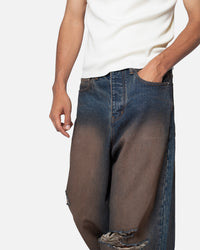 MNML Baggy Skater Denim Jeans Rust