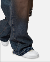 MNML Baggy Skater Denim Jeans Rust