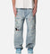 MNML Ultra Baggy Paint Denim Jeans Blue