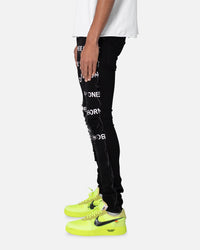MNML X563 Skinny Creek Denim Jeans Black