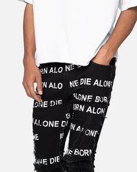 MNML X563 Skinny Creek Denim Jeans Black