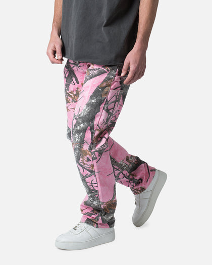 MNML V603 Camo Carpenter Pants Pink