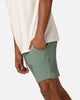 XXIII Ozzy Waffle Shorts Sage