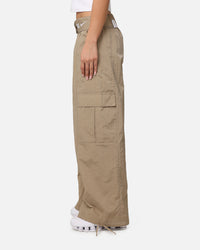 Nike Women's Sportswear High Waisted Woven Cargo Pants Khaki/Black