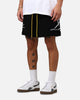 Diet Starts Monday Knitted Script Shorts Black