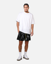 Diet Starts Monday Lightning Shorts Black