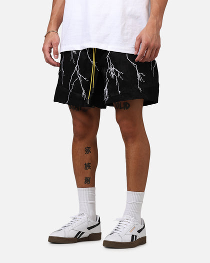 Diet Starts Monday Lightning Shorts Black