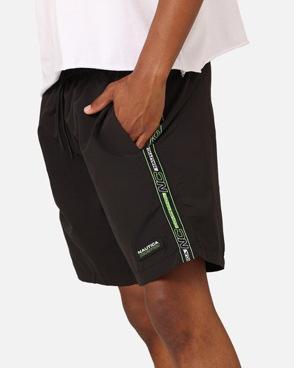 Nautica Button 6" Swim Shorts Black