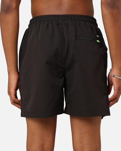 Nautica Button 6" Swim Shorts Black