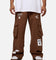 Loiter Utopia Cargo Sweat Pants Brown