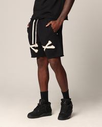 Saint Morta Bxnes Sweat Shorts Black