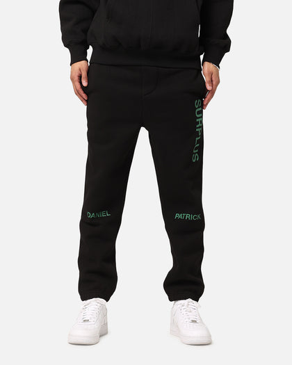 Daniel Patrick Surplus Logo Sweatpants Black/Hunter Green