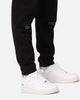 Daniel Patrick Surplus Logo Sweatpants Black/Hunter Green
