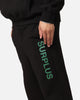 Daniel Patrick Surplus Logo Sweatpants Black/Hunter Green