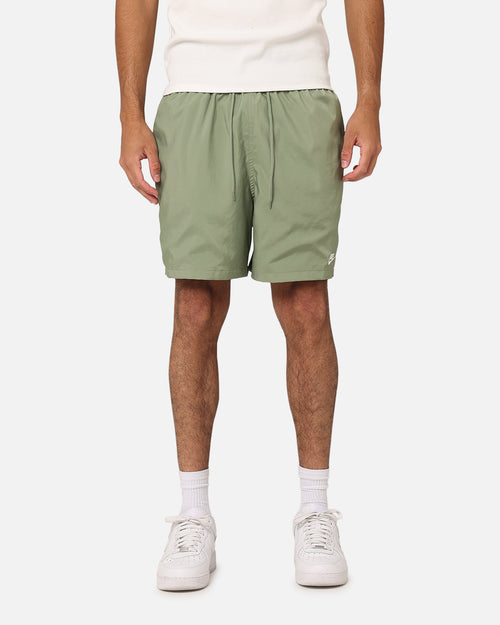 Nike Club Flow Shorts Oil Green/White