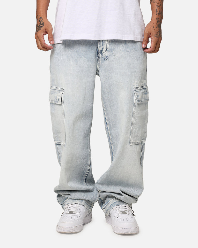 Ksubi Riot Cargo Pant Blue Ice Denim | Culture Kings NZ