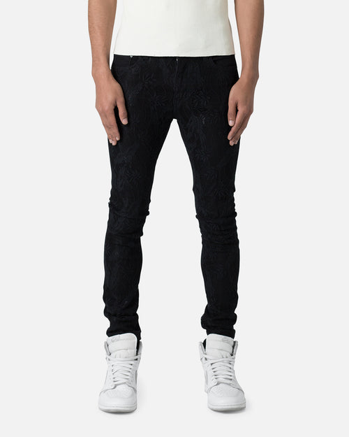 MNML X608 Laced Skinny Denim Jeans Black