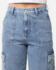 Tommy Jeans Women's Claire High Utility Jeans Denim Medium Blue