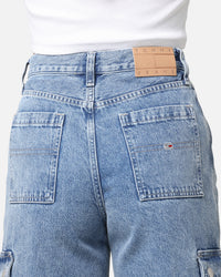 Tommy Jeans Women's Claire High Utility Jeans Denim Medium Blue