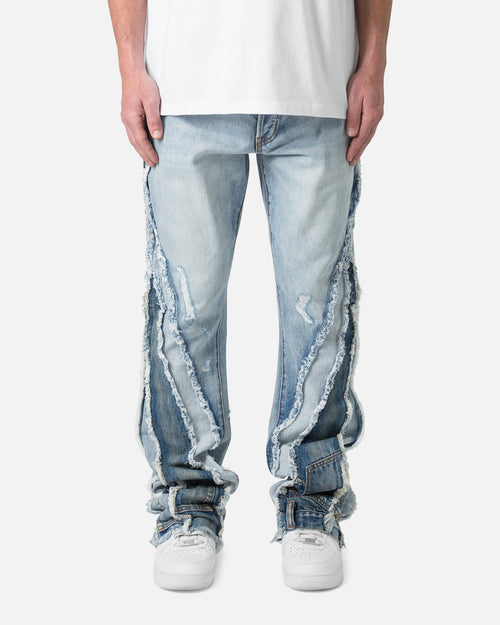 MNML B373 Flare Denim Jeans Light Blue