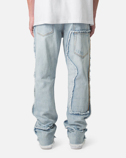 MNML B373 Flare Denim Jeans Light Blue
