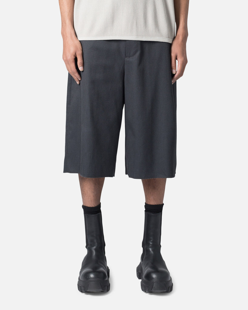 MNML Baggy Pleated Shorts Grey | Culture Kings NZ
