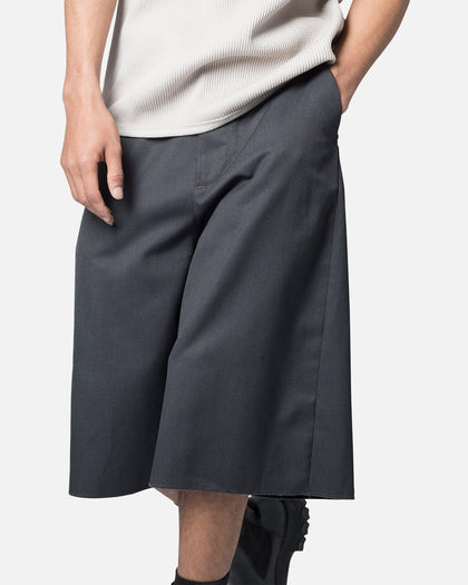 MNML Baggy Pleated Shorts Grey