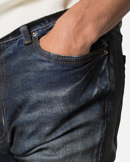 MNML X385 Skinny Stacked Denim Jean Blue