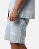 Playboy Carpenter Print Shorts Light Indigo