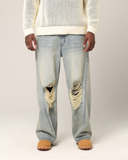 Saint Morta Ruin Amplus Jeans Dirty Blue