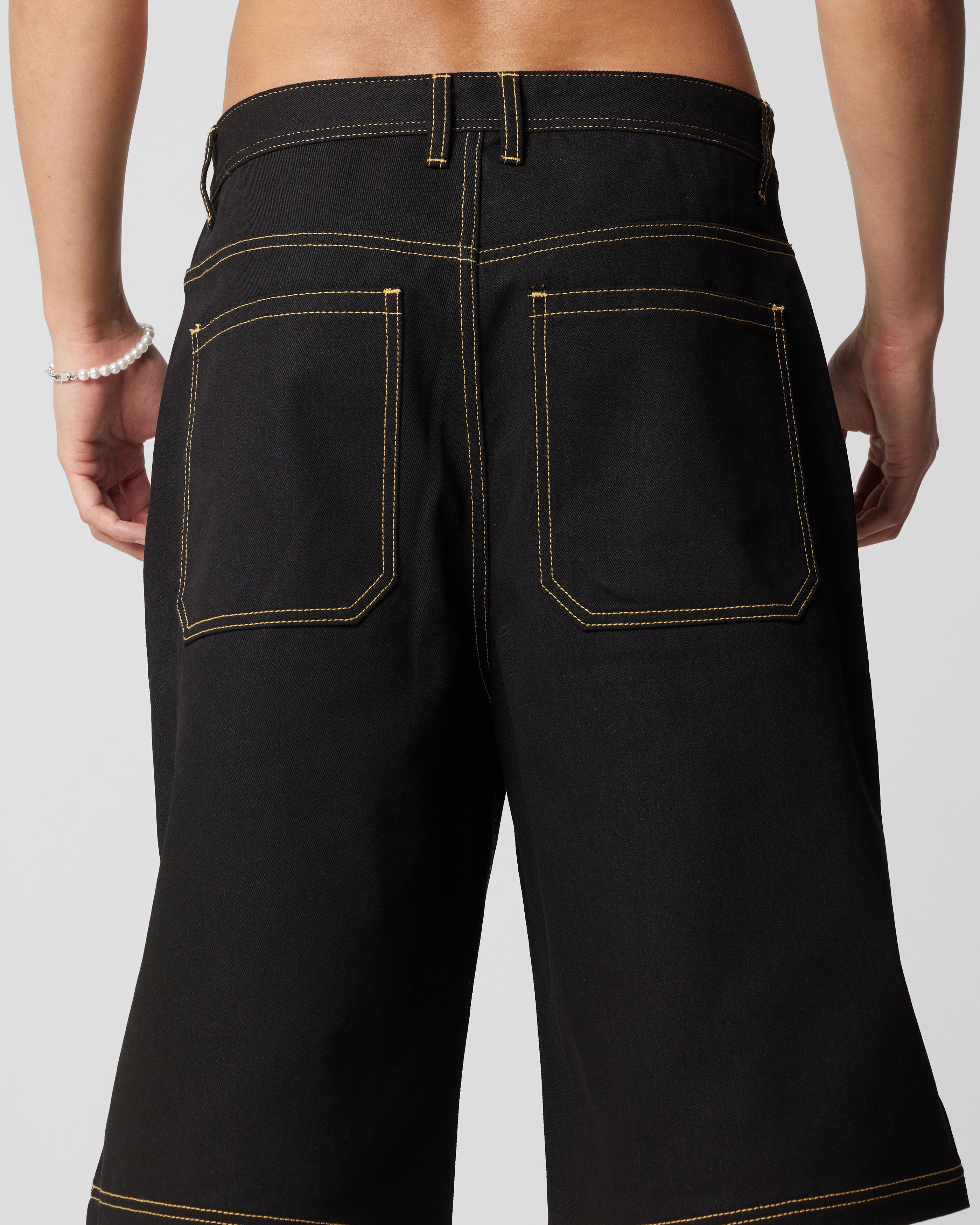 Loiter Star Child Jorts Black | Culture Kings NZ