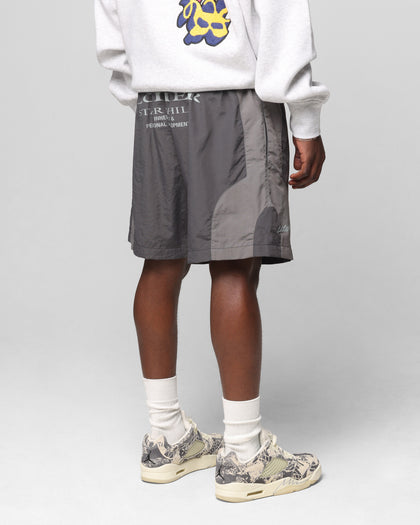 Loiter Subculture Panel Shorts Charcoal