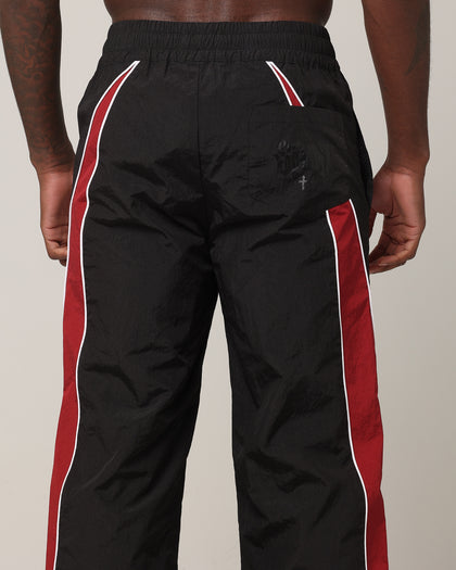 Saint Morta Boundary Track Jogger Black/Burgundy